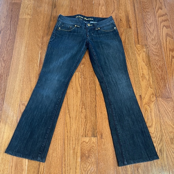 GUESS PREMIUM DAREDEVIL BOOTCUT GRAY JEANS IN SIZE 26 - Picture 3 of 10